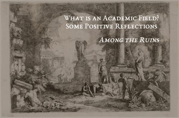 What is an Academic Field? Some Positive Reflections